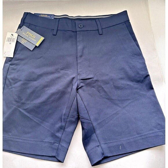 Polo Ralph Lauren Mens 7-Inch Slim Fit Dobby Shorts Collection Navy Size 30 - Picture 6 of 12